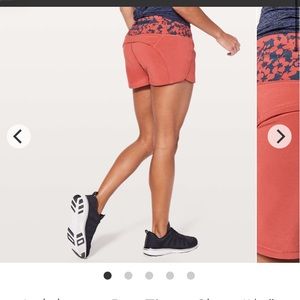 Lululemon Run Times Short II*4" Dark canyon color